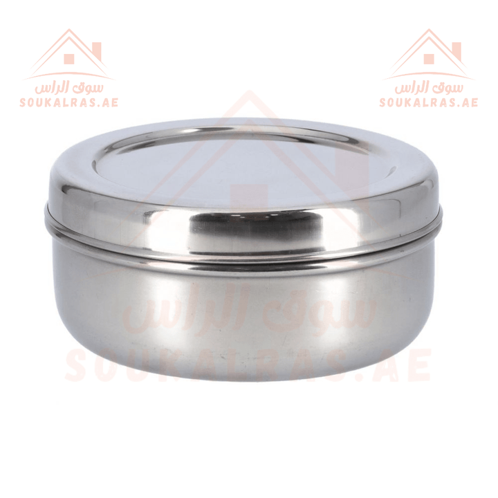 Stainless Steel Puri Dabba - Leak - Proof & Airtight Food Storage Container - Souk Al RasKitchen Storage & Organizers