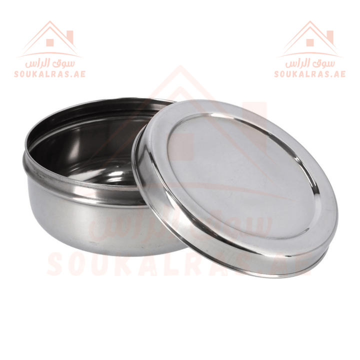 Stainless Steel Puri Dabba - Leak - Proof & Airtight Food Storage Container - Souk Al RasKitchen Storage & Organizers