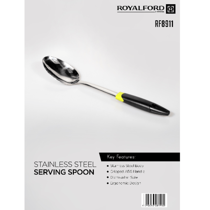 Stainless Steel Serving Spoon with ABS Handle - Souk Al RasSpatulas Whisks & Turning Spoons