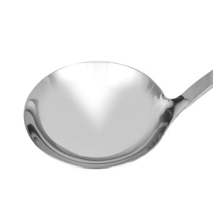 Stainless Steel Soup Ladle - Professional Soup Ladle with Hanging Loop - Souk Al RasSpatulas Whisks & Turning Spoons