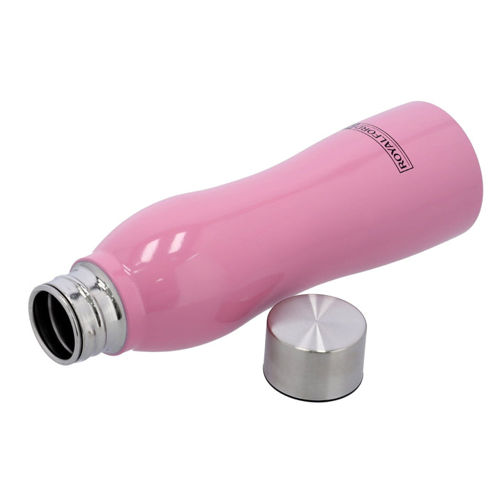 Stainless Steel Sports Bottle - Pink 750ml - Souk Al RasDrinkware