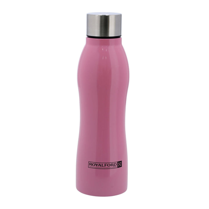 Stainless Steel Sports Bottle - Pink 750ml - Souk Al RasDrinkware