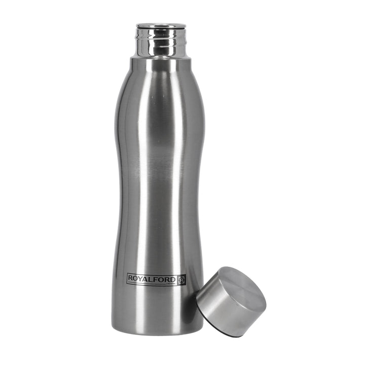 Stainless Steel Sports Bottle - Silver 750ml - Souk Al RasDrinkware