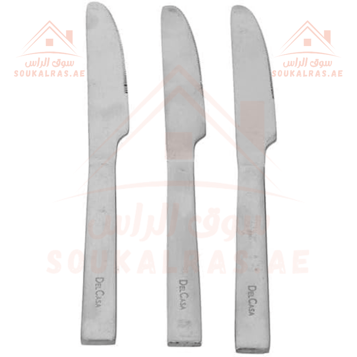 Stainless Steel Table Knife 3 Pieces - Souk Al RasKitchen Knives