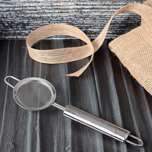 Stainless Steel Tea Strainer 10.3 Cm - Premium Fine Mesh Tea Strainer - Souk Al RasColanders Strainers & Splatter Screen