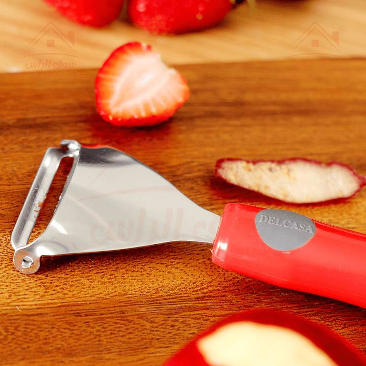 Stainless Steel Triangle Peeler, Sharp Blade & Non - Slip Handle - Souk Al RasGraters Choppers Peelers Mashers & Slicers