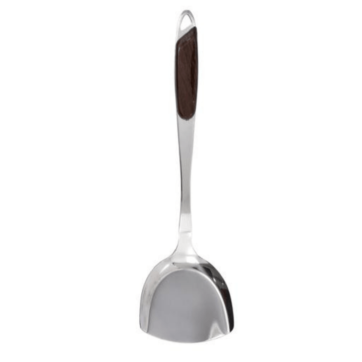 Stainless Steel Turner with Wooden Polymer Handle - Souk Al RasSpatulas Whisks & Turning Spoons