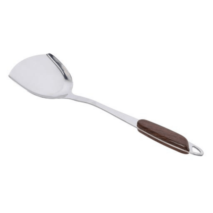 Stainless Steel Turner with Wooden Polymer Handle - Souk Al RasSpatulas Whisks & Turning Spoons