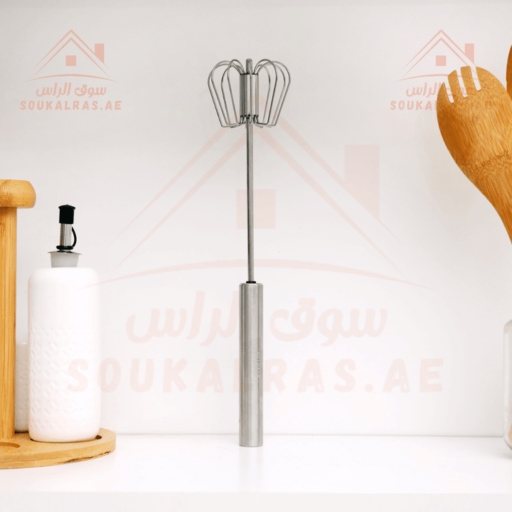 Stainless Steel Whisk with Auto Function - Souk Al RasSpatulas Whisks & Turning Spoons