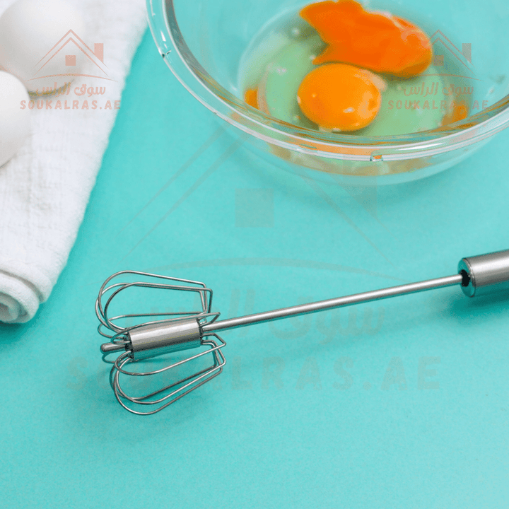 Stainless Steel Whisk with Auto Function - Souk Al RasSpatulas Whisks & Turning Spoons