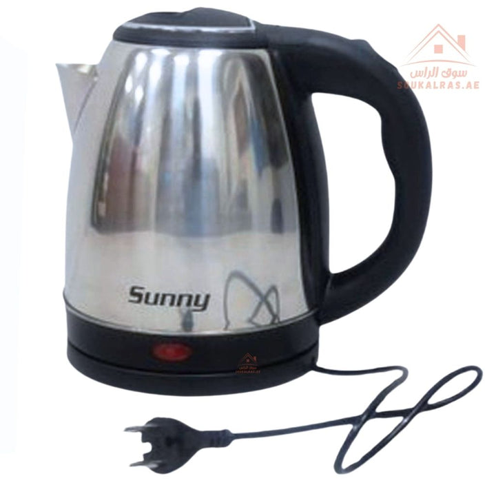 Sunny Electric Kettle | 2L Stainless Steel | 1500W | Automatic Shut - Off For added safety| 1 - Year Warranty - Souk Al Ras