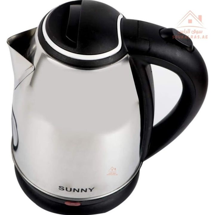 Sunny Electric Kettle | 2L Stainless Steel | 1500W | Automatic Shut - Off For added safety| 1 - Year Warranty - Souk Al Ras