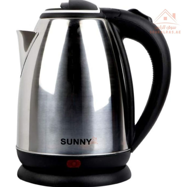 Sunny Electric Kettle | 2L Stainless Steel | 1500W | Automatic Shut - Off For added safety| 1 - Year Warranty - Souk Al Ras