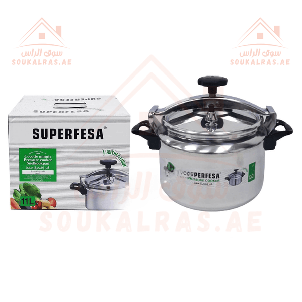 Superfesa Pressure Cooker 11L - High - Quality Aluminum Pressure Cooker | Souk Al Ras - Souk Al RasPressure Cookers & Canners