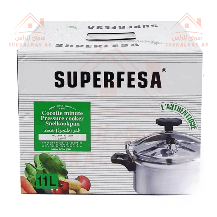 Superfesa Pressure Cooker 11L - High - Quality Aluminum Pressure Cooker | Souk Al Ras - Souk Al RasPressure Cookers & Canners