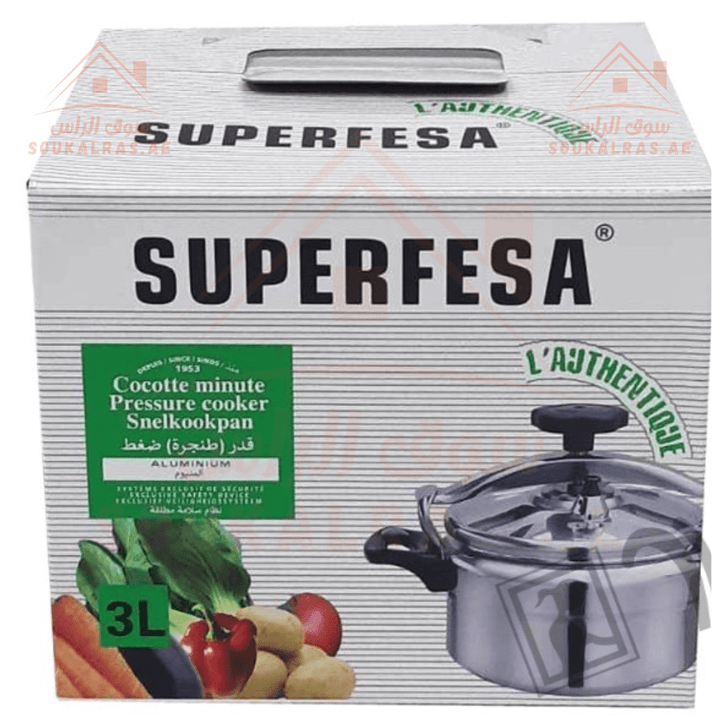 Superfesa Pressure Cooker 3L - High - Quality Aluminum Pressure Cooker | Souk Al Ras - Souk Al RasPressure Cookers & Canners