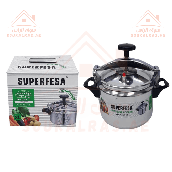 Superfesa Pressure Cooker 3L - High - Quality Aluminum Pressure Cooker | Souk Al Ras - Souk Al RasPressure Cookers & Canners