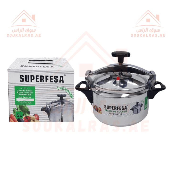 Superfesa Pressure Cooker 5L - High - Quality Aluminum Pressure Cooker | Souk Al Ras - Souk Al RasPressure Cookers & Canners