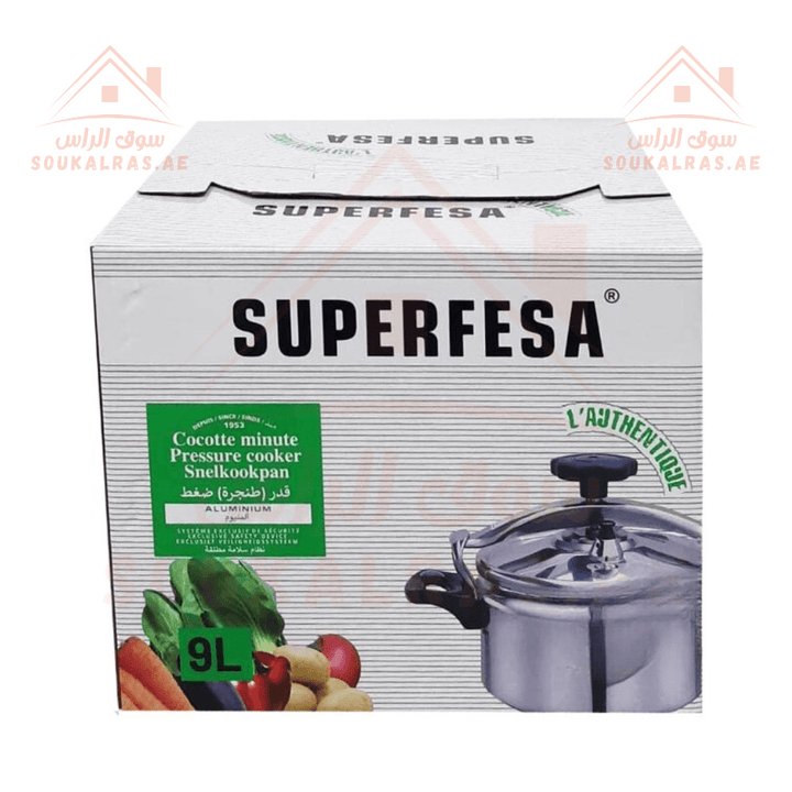 Superfesa Pressure Cooker 9L - High - Quality Aluminum Pressure Cooker | Souk Al Ras - Souk Al RasPressure Cookers & Canners