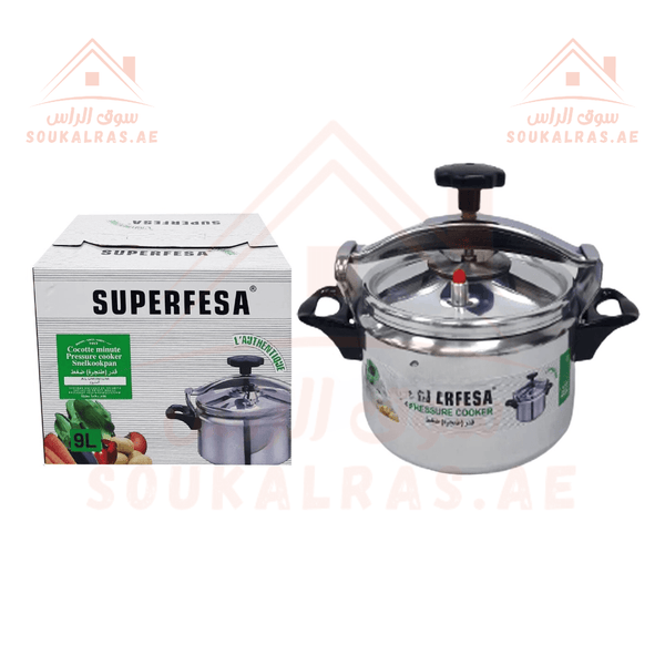 Superfesa Pressure Cooker 9L - High - Quality Aluminum Pressure Cooker | Souk Al Ras - Souk Al RasPressure Cookers & Canners