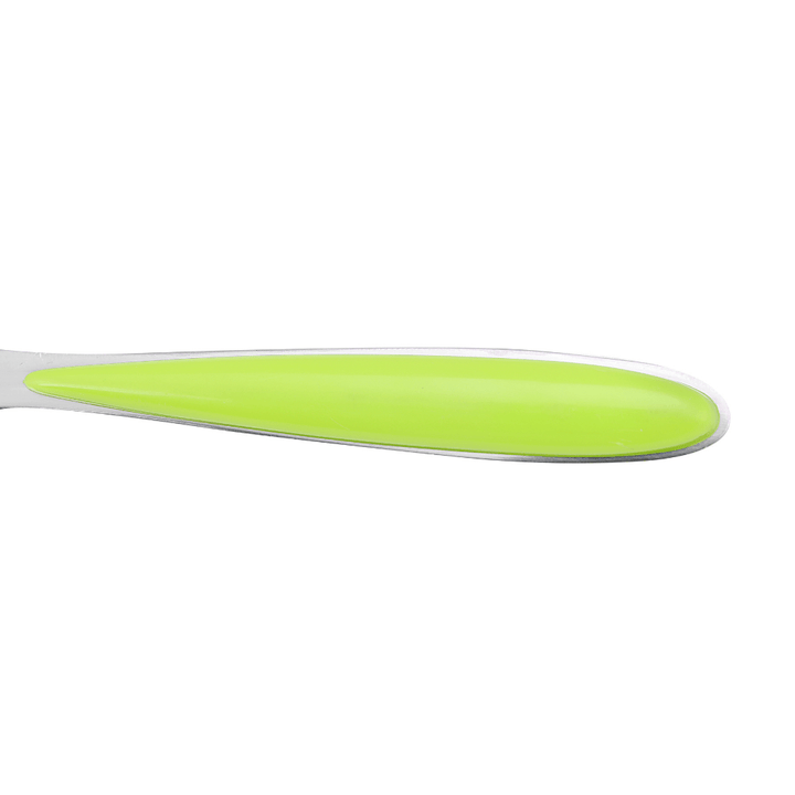 Table Knife - Green & Silver - Stainless Steel 2 Piece - Souk Al RasCutlery & Flatware