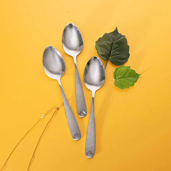 Tea Spoon - Plain Pattern Cutlery 3Pcs - Souk Al RasCutlery & Flatware