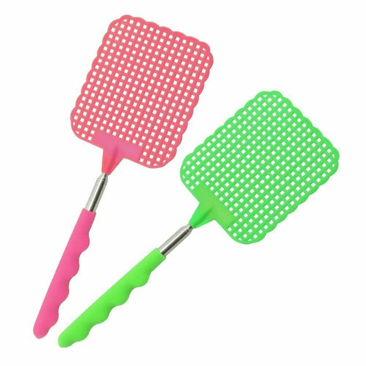 Telescopic Bug Swatters - Colorful, Extendable, and Durable 1pc - Souk Al RasTelescopic Bug Swatters - Colorful, Extendable, and Durable