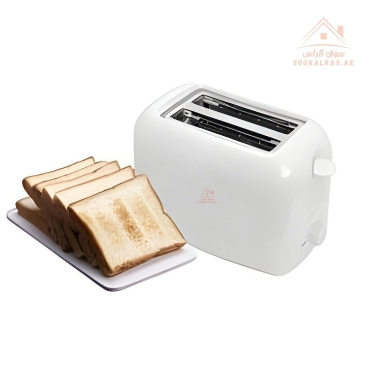 Telford Bread Toaster | Easy & Quick Toasting | Adjustable Browning Control | Cool Touch Body | 1 - Year Warranty | White - Souk Al Ras