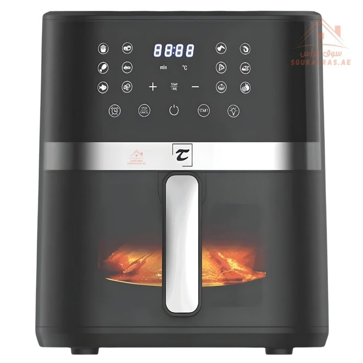 Telford Digital Air Fryer 7L | 1600W Power | Touch Control Panel | Oil - Free Healthy Cooking, perfect for families and everyday cooking. - Souk Al Ras