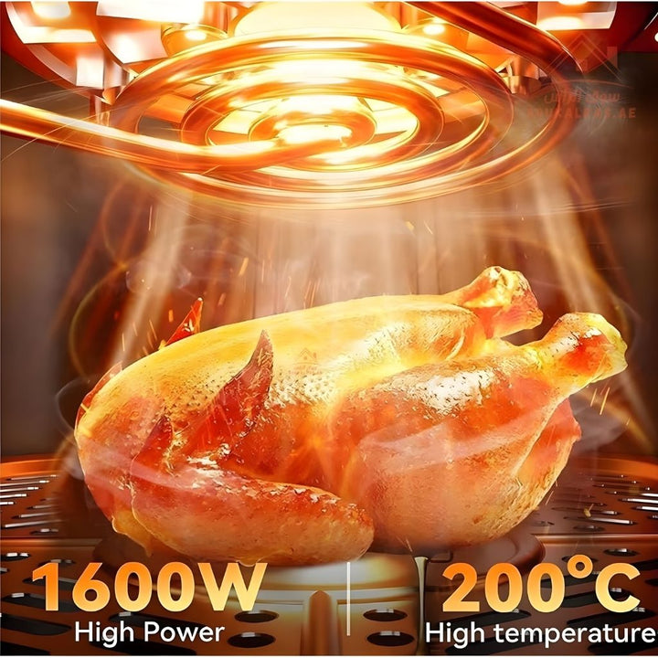 Telford Digital Air Fryer 7L | 1600W Power | Touch Control Panel | Oil - Free Healthy Cooking, perfect for families and everyday cooking. - Souk Al Ras