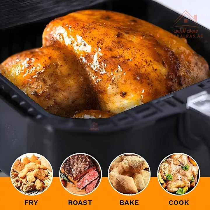 Telford Digital Air Fryer 7L | 1600W Power | Touch Control Panel | Oil - Free Healthy Cooking, perfect for families and everyday cooking. - Souk Al Ras