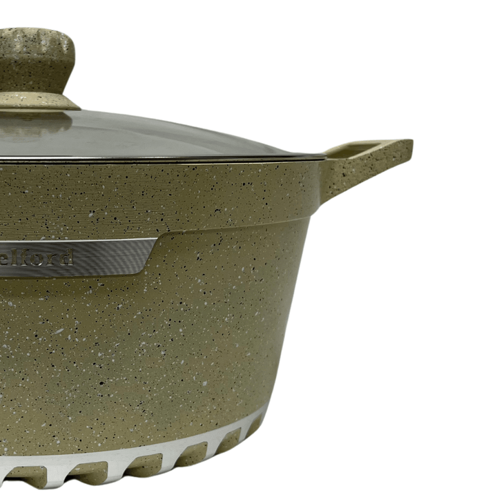 Telford Insignia 17 - Piece Titanium Reinforced Granite Cookware Set with 1 Year Warranty. Guaranteed British Brand. - Souk Al RasCookware Sets
