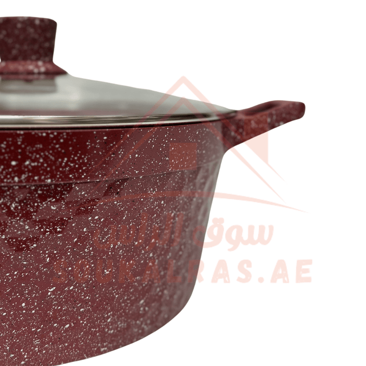 TELFORD RIVERIA Granite Cookware 17 - Piece Set with 1 - Year Warranty - Premium Kitchenware - Souk Al RasCookware Sets