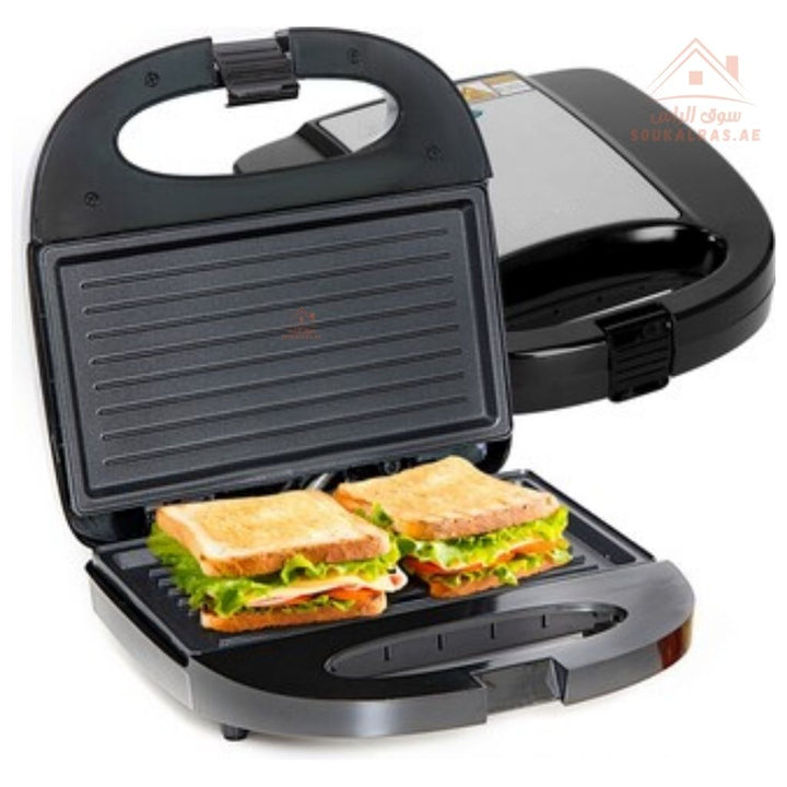 Telford Sandwich Maker | Non - Stick Cooking Plate | Cool Touch Handle & Lock | Power & Ready Indicator Lights | 1 - Year Warranty - Souk Al Ras