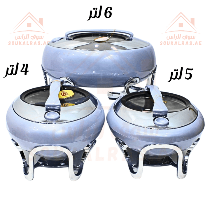 Thermal Insulated Casserole Hot Pot Set (4L, 5L, 6L) | Premium quality | Stainless Steel Food Warmers | Made in Taiwan - Souk Al Ras