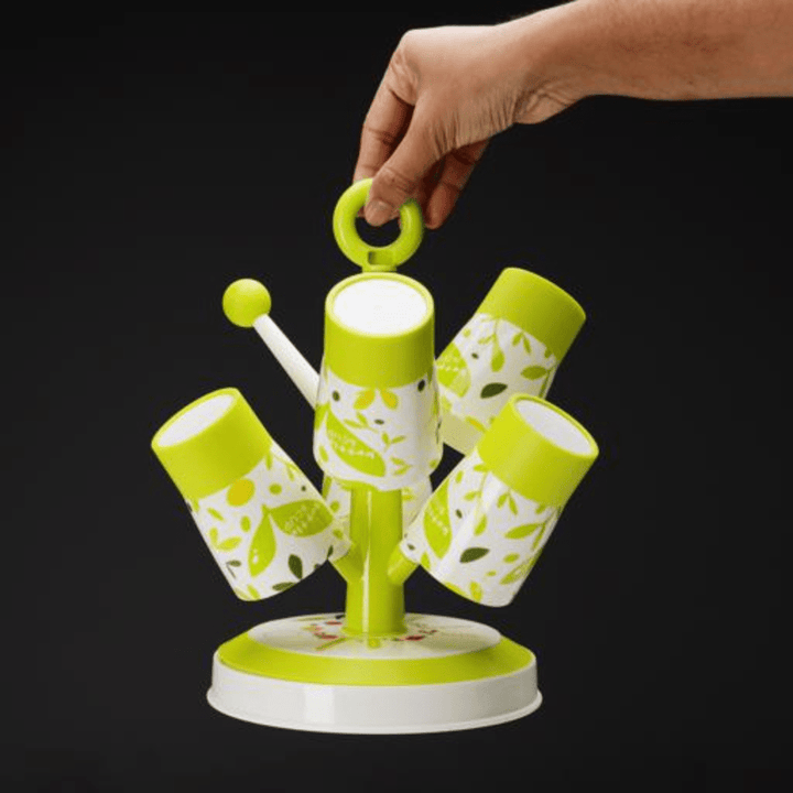 Tree Cup Holder with 6 Cups - Stylish Kitchen Organizer - Souk Al RasCups & Mugs