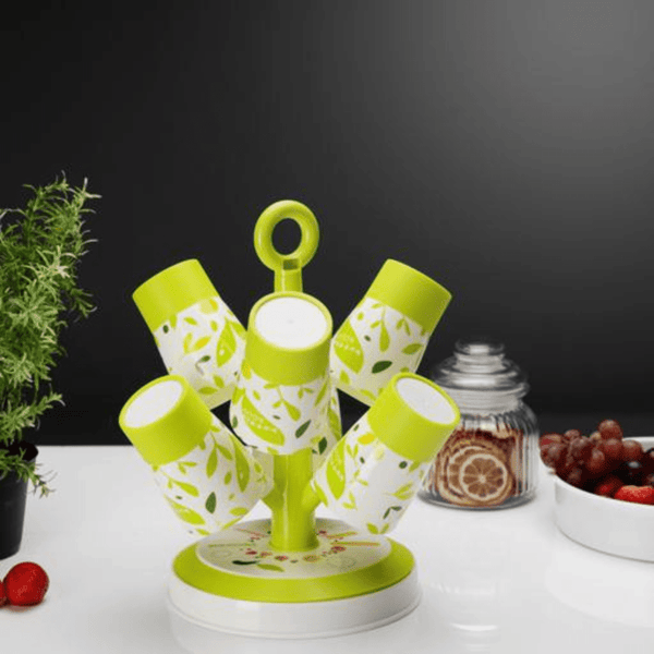 Tree Cup Holder with 6 Cups - Stylish Kitchen Organizer - Souk Al RasCups & Mugs