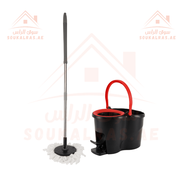 Turbo Spin Easy Mop with Foot Pedal - 16Ltr Bucket - Souk Al RasHousehold Cleaning Supplies