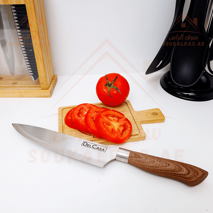 Ultra Sharp Kitchen Chef Knife - All Purpose Stainless Steel Blade - Souk Al RasKitchen Knifes