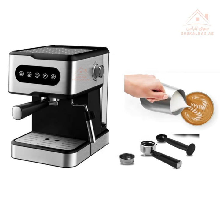 Venezia Italian 20 Bar, Single & Double Cup Espresso Machine - Durable Design - Souk Al RasTeapots & Coffee Servers