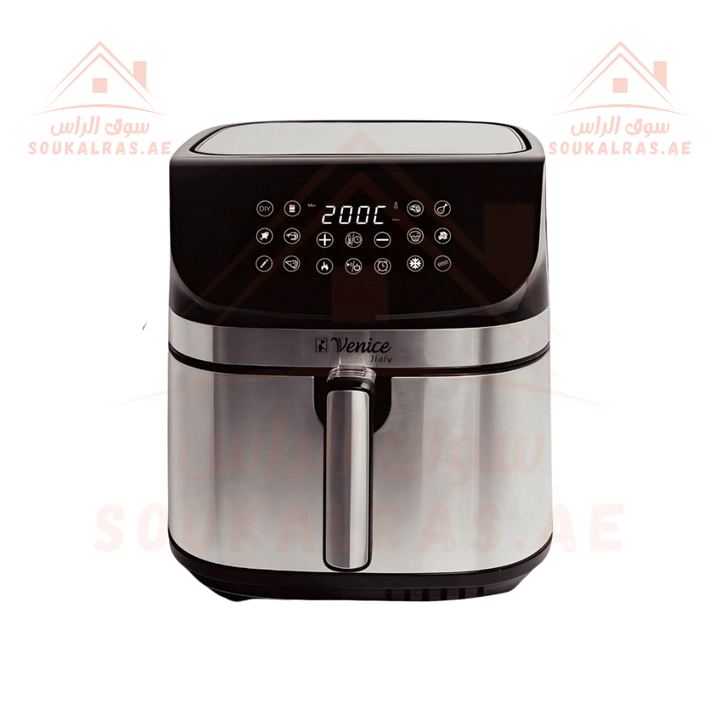 Venice 10L Air Fryer | 2200W High Power |10 Pre - Setting Cooking Functions| Digital Control | Healthy Cooking|24 months warranty - Souk Al RasCooking Utensils