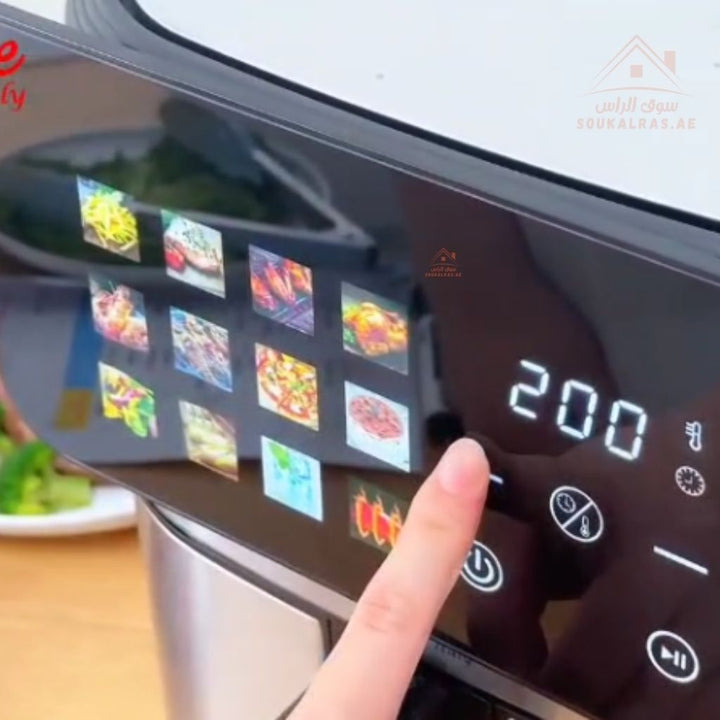 Venice 10L Digital Air Fryer | 2200W Power | 7 Pre - Set Cooking Functions |Touch screen - Souk Al Ras