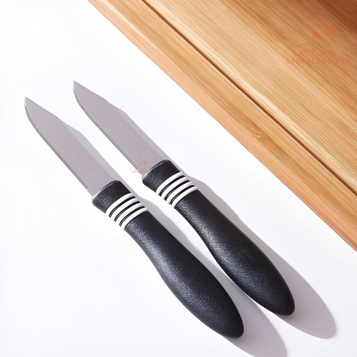 Venice 12 - Piece Stainless Steel Knife Set | Sharp & Durable Kitchen Knives | Comfortable Grip | Multi - Color Handles - Souk Al Ras