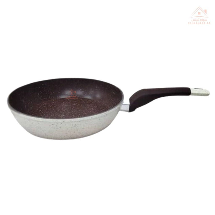 Venice 14 - Piece Aluminium Non - Stick Cookware Set | Heat - resistant tempered glass lids with steam vents| Easy to clean, dishwasher safe - Souk Al Ras