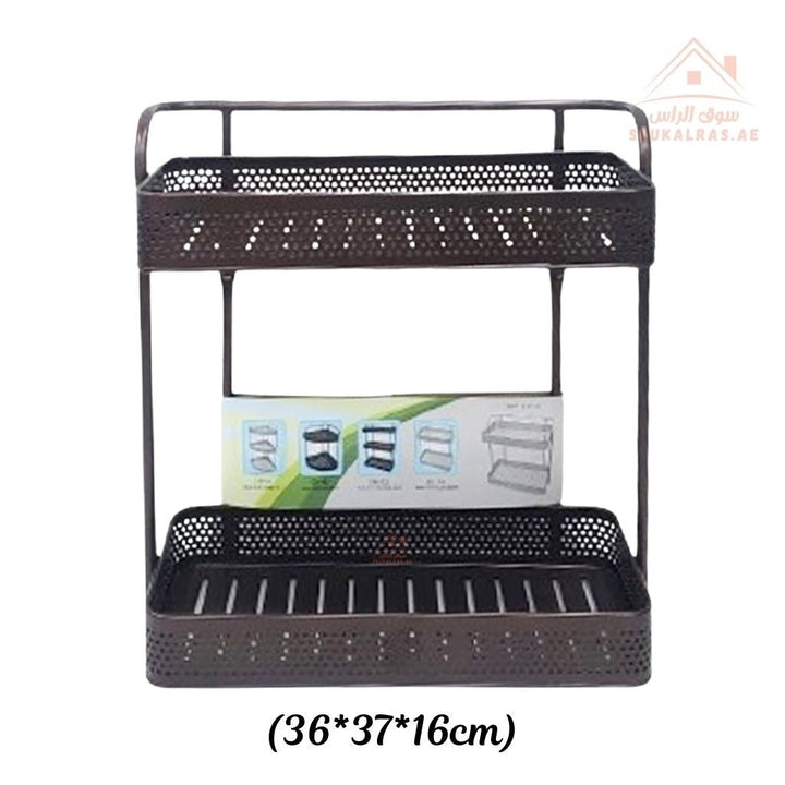 Venice 2 - Tier Storage Rack | Durable & Stylish Organizer | Made from high - quality materials for long - lasting use - Souk Al Ras