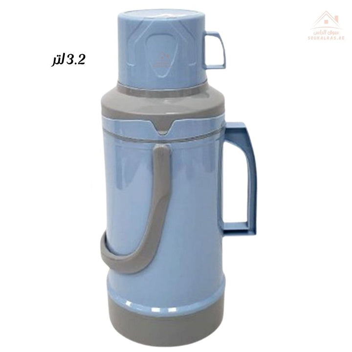Venice 3.2L Water Jug with Handle | Insulated Drink Dispenser | High - quality durable plastic | Leak - proof lid with comfortable grip handle - Souk Al Ras