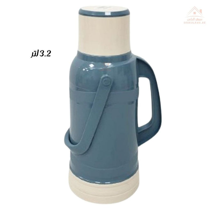Venice 3.2L Water Jug with Handle | Insulated Drink Dispenser | High - quality durable plastic | Leak - proof lid with comfortable grip handle - Souk Al Ras