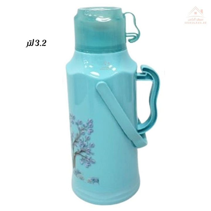 Venice 3.2L Water Jug with Handle | Insulated Drink Dispenser | High - quality durable plastic | Leak - proof lid with comfortable grip handle - Souk Al Ras