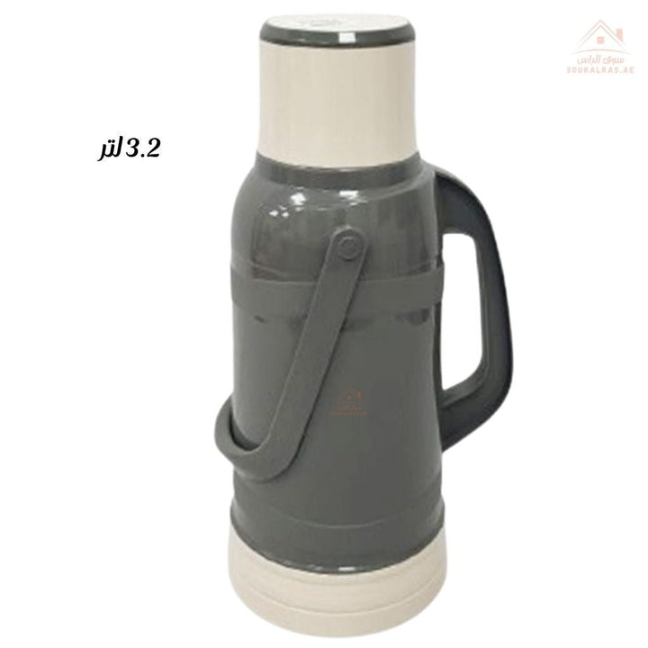 Venice 3.2L Water Jug with Handle | Insulated Drink Dispenser | High - quality durable plastic | Leak - proof lid with comfortable grip handle - Souk Al Ras