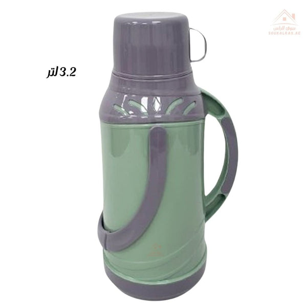 Venice 3.2L Water Jug with Handle | Insulated Drink Dispenser | High - quality durable plastic | Leak - proof lid with comfortable grip handle - Souk Al Ras